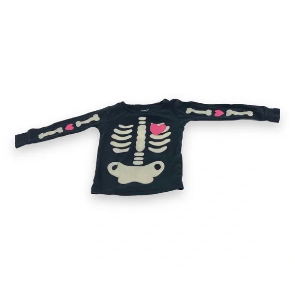 Carter’s brand girl’s boy glow in dark skeleton pajama set size 24 months - Picture 5 of 15